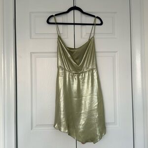 URBAN OUTFITTERS SHINY EMERALD DRESS